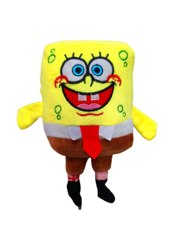 Играчка Sponge Bob, Плюшена, Жълта, 21 см