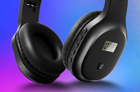 Vezeték nélküli Bluetooth headset FM-mel