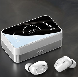 Juhtmeta Bluetooth-peakomplekt ümbrise ja ülipika akuga
