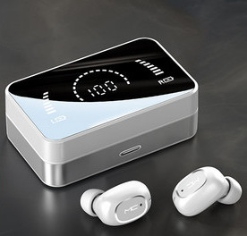 Juhtmeta Bluetooth-peakomplekt ümbrise ja ülipika akuga