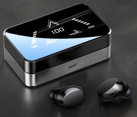 Juhtmeta Bluetooth-peakomplekt ümbrise ja ülipika akuga