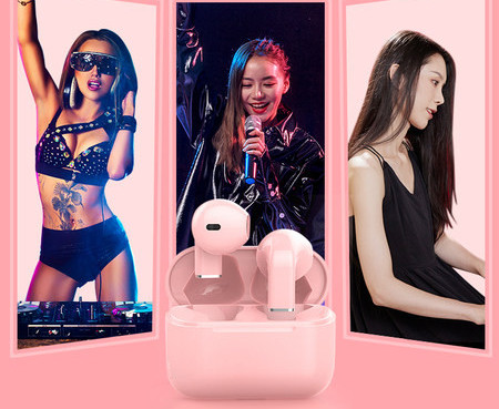 Ασύρματο mini Bluetooth ακουστικό με κουτί