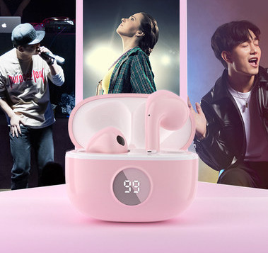 Vezeték nélküli Bluetooth headset dobozával