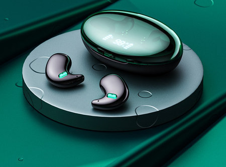 Bluetooth headset dobozban több színben