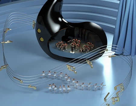 Bluetooth headset dobozban több színben