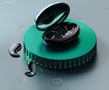 Bluetooth headset dobozban több színben