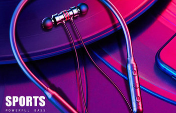 Ασύρματα αθλητικά ακουστικά bluetooth με υψηλή ποιότητα ήχου και μεγάλη διάρκεια μπαταρίας