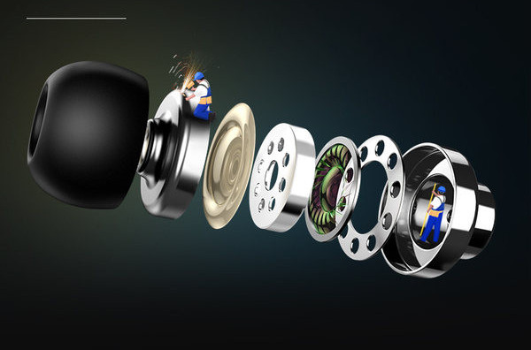 Ακουστικά Bluetooth σε κουτί πολλών χρωμάτων