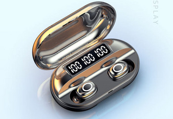 Безжични bluetooth слушалки с кутия 