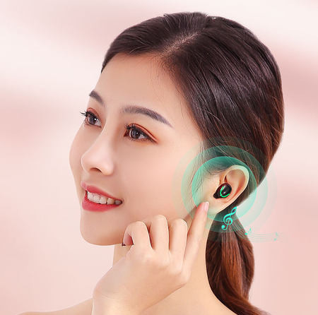 Vezeték nélküli sport bluetooth fejhallgató dobozban