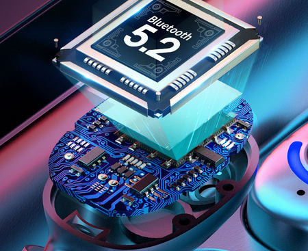 Vízálló Bluetooth headset külön töltőrekesszel