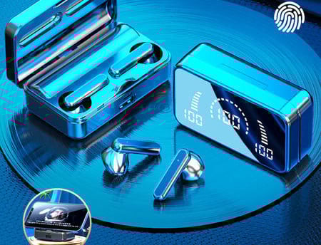 Αδιάβροχο ακουστικό Bluetooth με ξεχωριστή θήκη φόρτισης