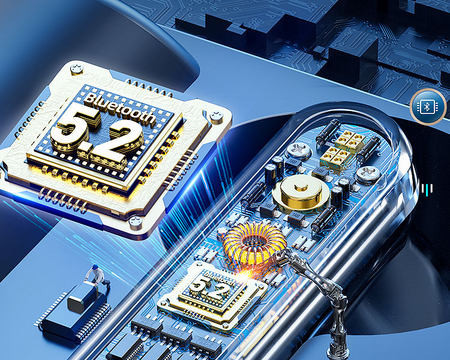 Αδιάβροχο ακουστικό Bluetooth με ξεχωριστή θήκη φόρτισης