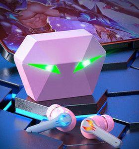 Светещи bluetooth слушалки с кутия