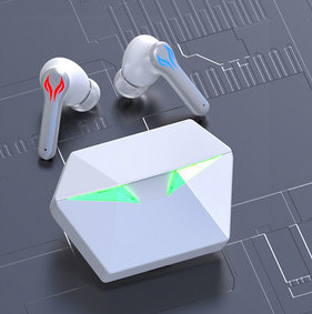 Светещи bluetooth слушалки с кутия