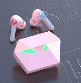 Светещи bluetooth слушалки с кутия