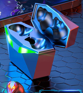 Светещи bluetooth слушалки с кутия 