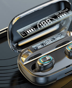 Ακουστικά Bluetooth με κουτί φόρτισης