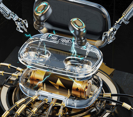 Ακουστικά Bluetooth με κουτί φόρτισης