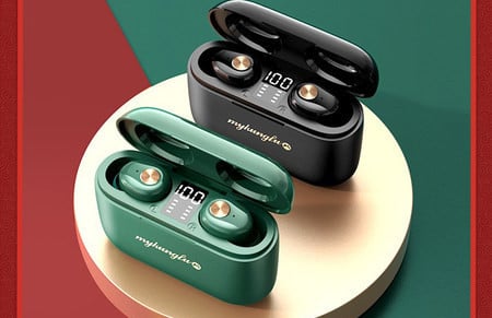 Ακουστικό Bluetooth με κουτί φόρτισης νέο μοντέλο