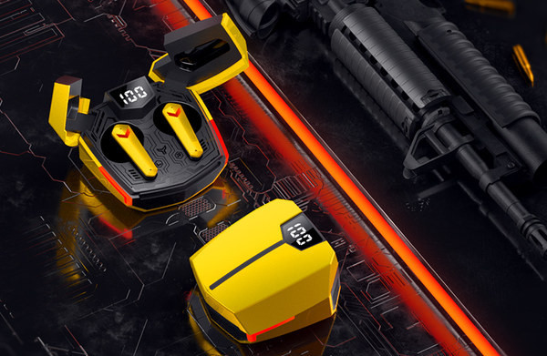 Vezeték nélküli Bluetooth fejhallgató késedelem nélkül játékra alkalmas