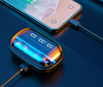 Безжични Bluetooth слушалки с кутия нов модел