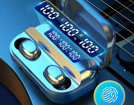 Vezeték nélküli Bluetooth headset dobozos új modellel