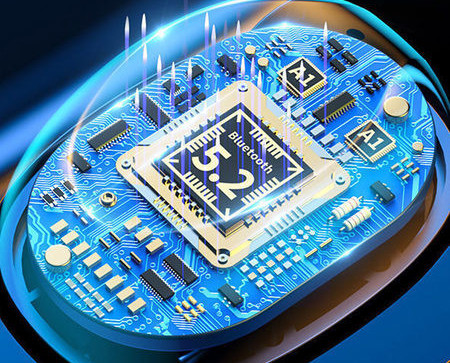 Vezeték nélküli Bluetooth headset dobozos új modellel