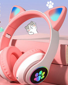 Vezeték nélküli megvilágított bluetooth fejhallgató