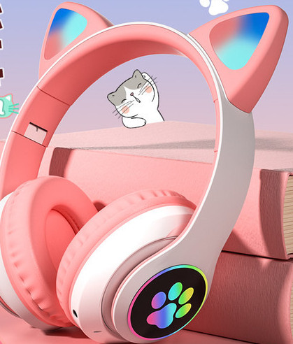 Vezeték nélküli megvilágított bluetooth fejhallgató