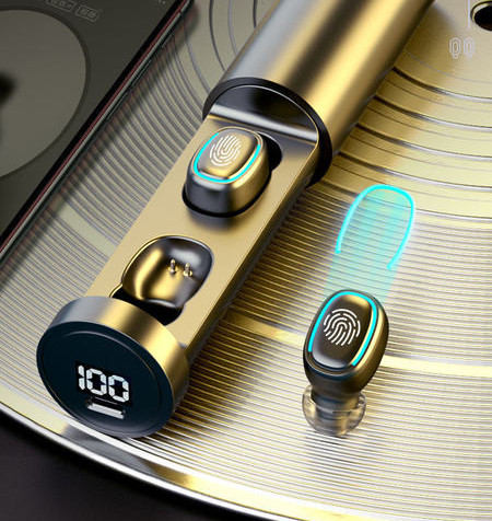 Vezeték nélküli Bluetooth headset érintőgombbal