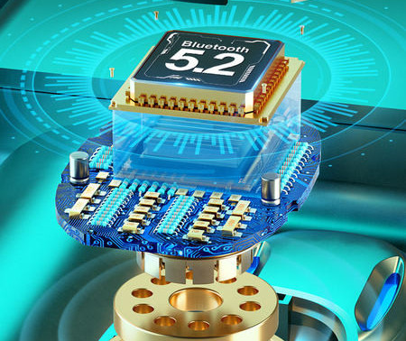 Juhtmeta Bluetooth-peakomplekt, pika ooterežiimi aku