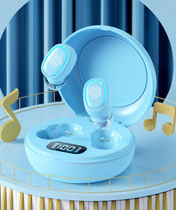 Vezeték nélküli Bluetooth headset dobozban érintésvezérléssel