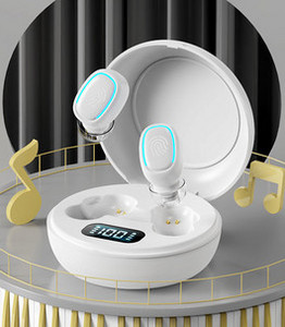 Vezeték nélküli Bluetooth headset dobozban érintésvezérléssel