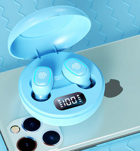 Vezeték nélküli Bluetooth headset dobozban érintésvezérléssel