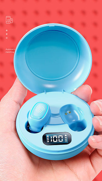 Vezeték nélküli Bluetooth headset dobozban érintésvezérléssel