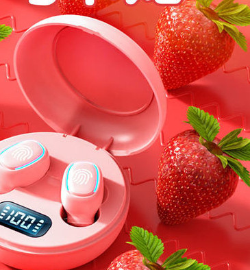 Vezeték nélküli Bluetooth headset dobozban érintésvezérléssel