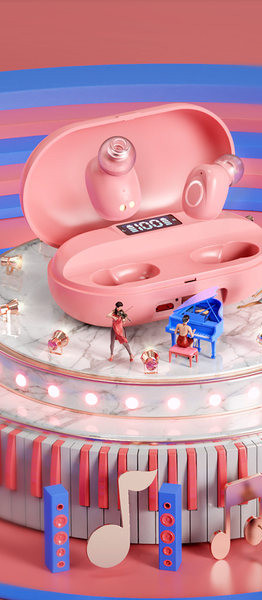 Veekindlad juhtmevabad Bluetooth spordikõrvaklapid 10 meetri tööraadiusega