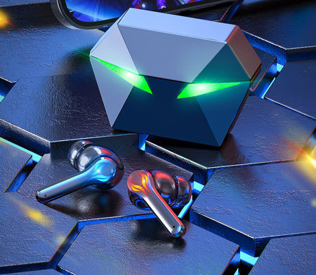 Ασύρματο ακουστικό Bluetooth με φώτα LED