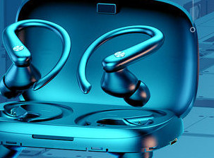 Ασύρματο ακουστικό Bluetooth σε κουτί με μικρόφωνο