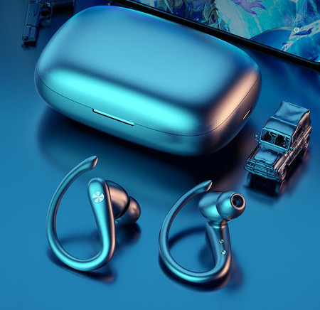 Ασύρματο ακουστικό Bluetooth σε κουτί με μικρόφωνο