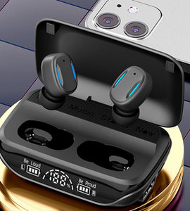 Juhtmeta Bluetooth-peakomplekt karbi ja puuteekraaniga