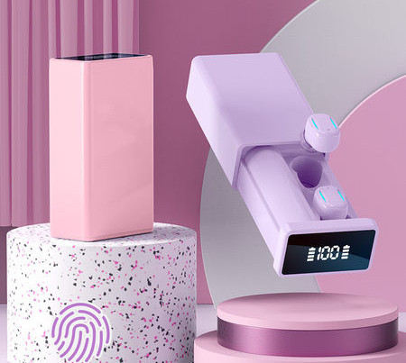 Vezeték nélküli Bluetooth headset érintőképernyővel és érintőképernyővel