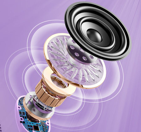 Vezeték nélküli Bluetooth headset érintőképernyővel és érintőképernyővel