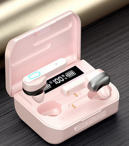 Vezeték nélküli Bluetooth headset érintőképernyős dobozban