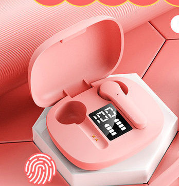 Vezeték nélküli Bluetooth headset dobozával