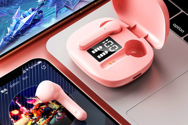 Vezeték nélküli Bluetooth headset dobozával