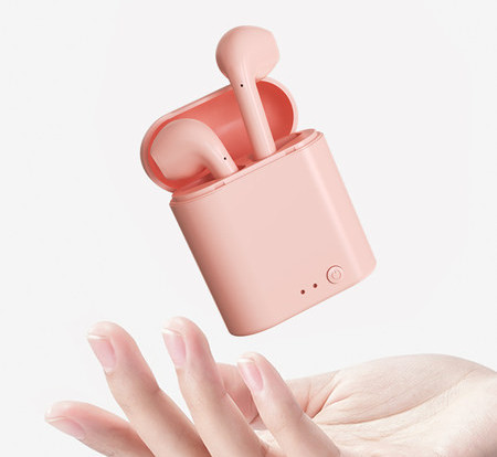 Bluetooth vezeték nélküli headset töltődobozzal