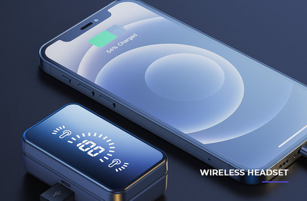 Vezeték nélküli Bluetooth headset hosszú akkumulátor-üzemidővel