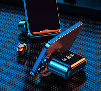  Безжични bluetooth слушалки с кутия за зареждане 